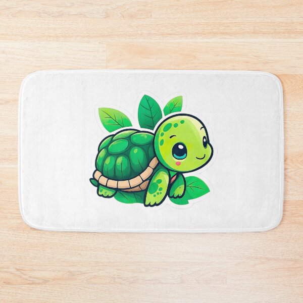Item preview, Cute Kawaii Turtle – Adorable Cartoon Sea Animal designed and sold by ArteeInnovation.