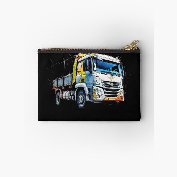 Item preview, Powerful Modern Truck Illustration on Black Background designed and sold by DM.