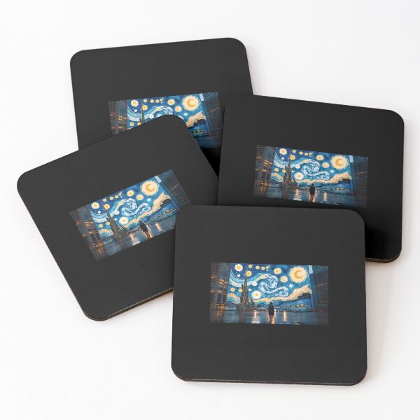 Item preview, Modern Starry Nights - Van Gogh Remix designed and sold by Dravienart.