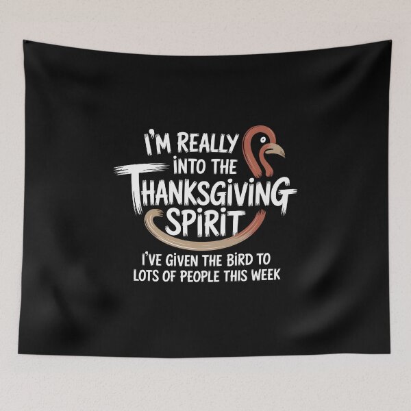 Item preview, I’m Really Into The Thanksgiving Spirit - The perfect gift for anyone who loves humor, turkeys, and the festive Thanksgiving spirit. designed and sold by ZyziowskyArt.