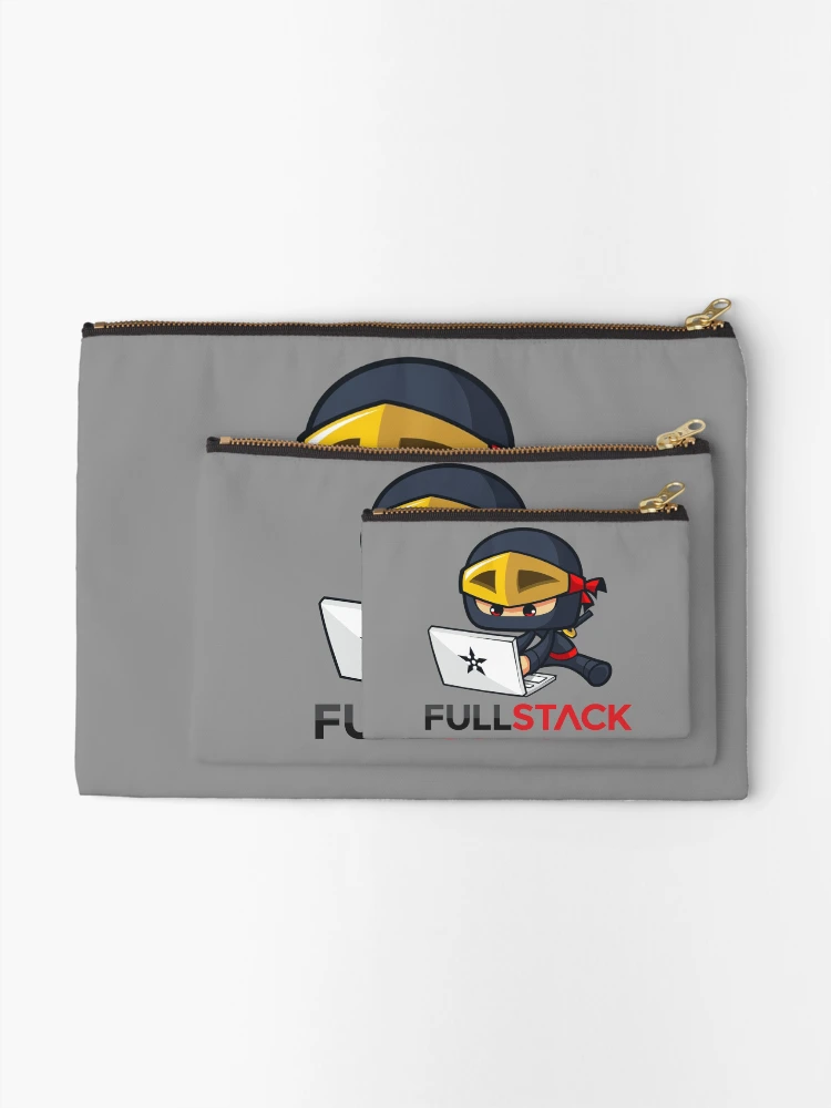 Thumbnail 2 of 4, Zipper Pouch, FullStack designed and sold by digijob.