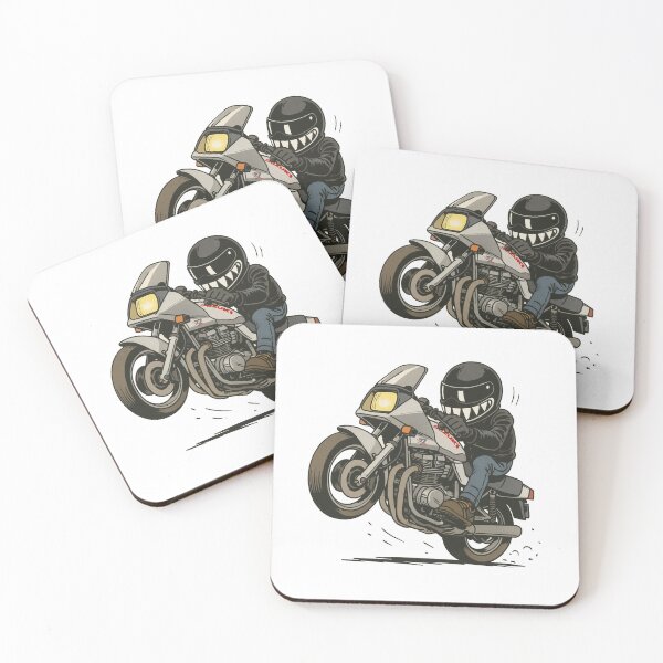 Item preview, Katana Biker Cartoon – 80s Motorcycle Art designed and sold by MAF_Merch.