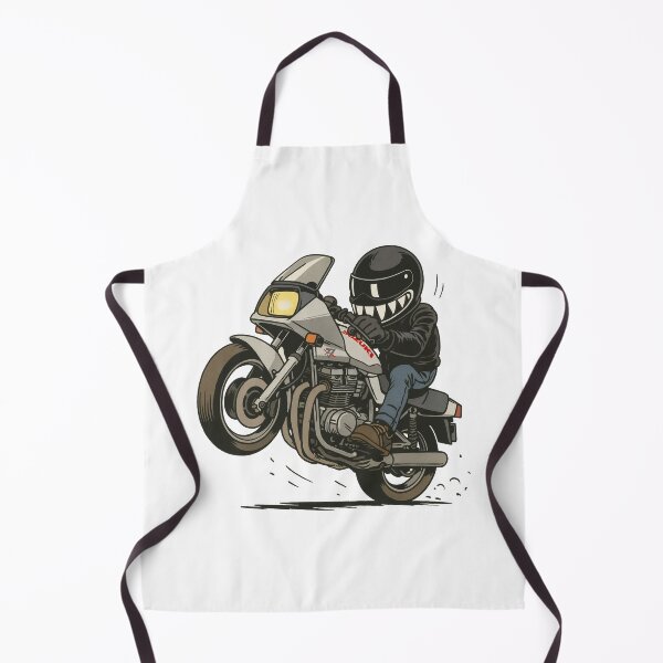 Item preview, Katana Biker Cartoon – 80s Motorcycle Art designed and sold by MAF_Merch.
