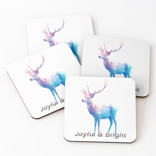Item preview, Reindeer-Joyful & Bright designed and sold by an:j.