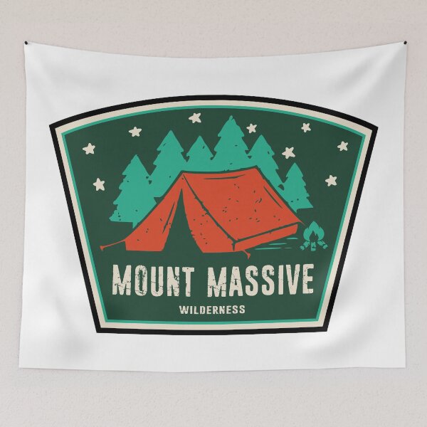 Item preview, Mount Massive Wilderness Colorado Camping designed and sold by Esskay Designs.