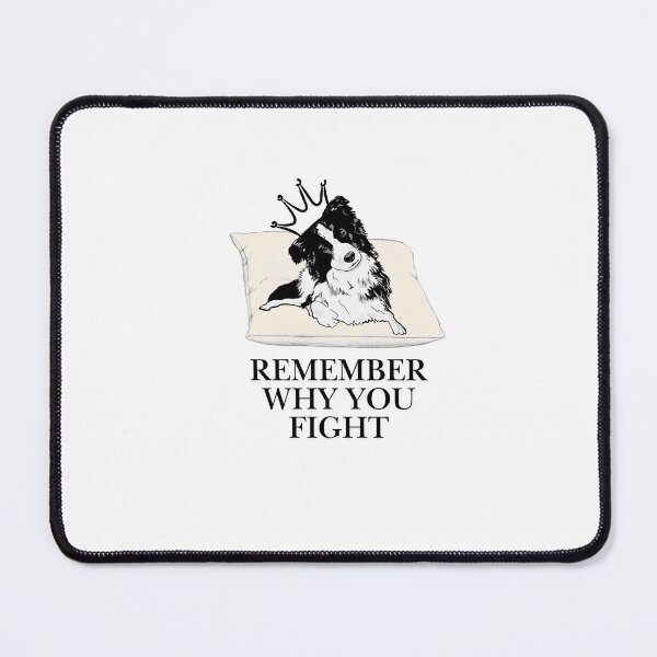 Item preview, Remember Why You Fight – Motivational Dog Art designed and sold by ComfortDesigner.