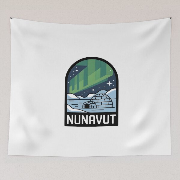 Item preview, Nunavut Northern Lights Igloo Design designed and sold by Paper Drip.