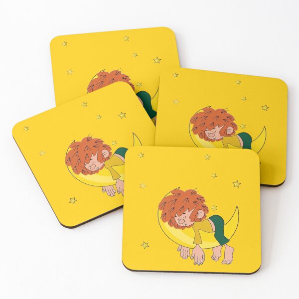 Item preview, Pumuckl sleeps on the moon designed and sold by DieViolettHund.