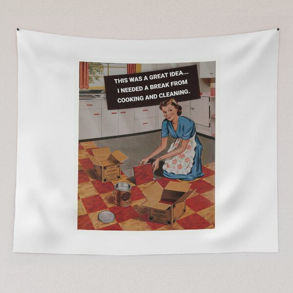 Item preview, Retro Housewife Needs A Break. designed and sold by xposedbydesign.