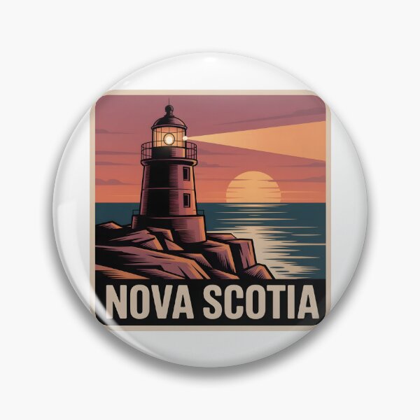 Item preview, Nova Scotia Lighthouse Sunset Design designed and sold by Paper Drip.