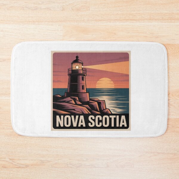 Item preview, Nova Scotia Lighthouse Sunset Design designed and sold by Paper Drip.