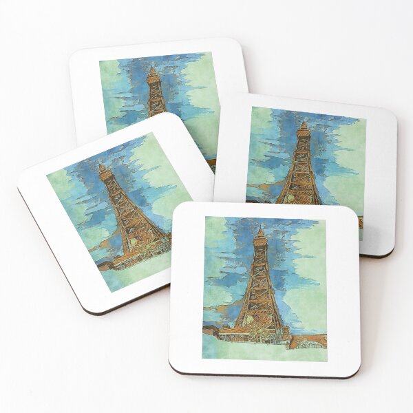 Item preview, Blackpool Tower at night designed and sold by TracyAnnGill.