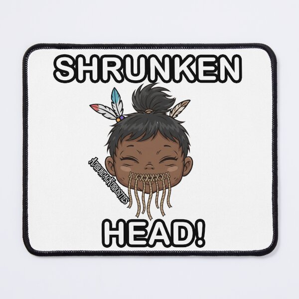 Item preview, Kawaii Shrunken Head Saying Shrunken Head! designed and sold by AdirondacKuriosities.