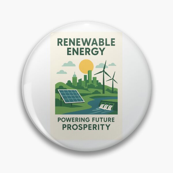 Item preview, Powering To The Future Through Renewable Energy designed and sold by Fabrifrank.
