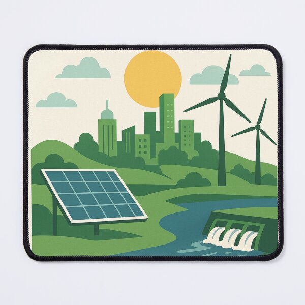 Item preview, Powering To The Future Through Renewable Energy designed and sold by Fabrifrank.