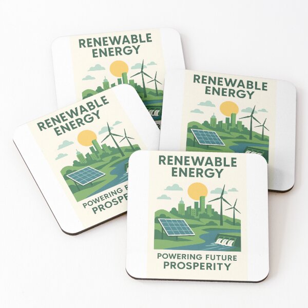 Item preview, Powering To The Future Through Renewable Energy designed and sold by Fabrifrank.