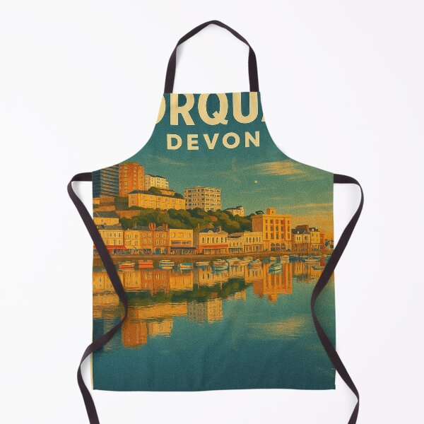 Item preview, Torquay Devon Retro Vintage Travel Poster designed and sold by GG WALL ART.