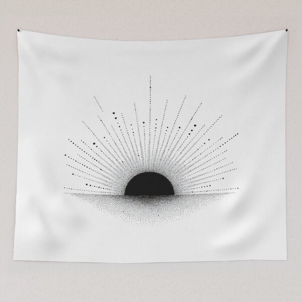 Item preview, Black dotted Sunrise designed and sold by thewandswant.