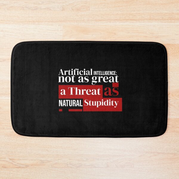 Item preview, Artificial Intelligence vs Natural Stupidity designed and sold by dudelinart.