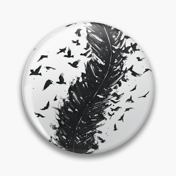 Item preview, Birds flying from feather designed and sold by thewandswant.
