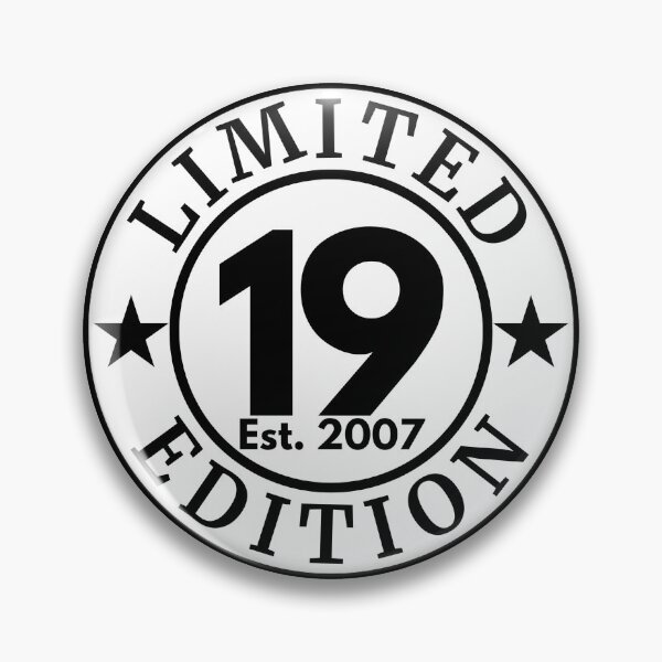 Item preview, Limited 19 Edition 2007 | 19th Birthday Celebration | Vintage Anniversary designed and sold by highflycrafts.