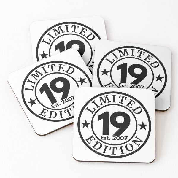 Item preview, Limited 19 Edition 2007 | 19th Birthday Celebration | Vintage Anniversary designed and sold by highflycrafts.