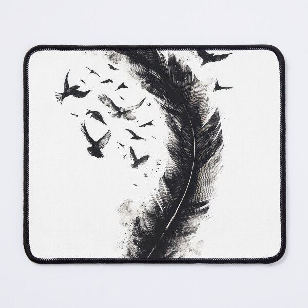 Item preview, Birds flying from feather designed and sold by thewandswant.