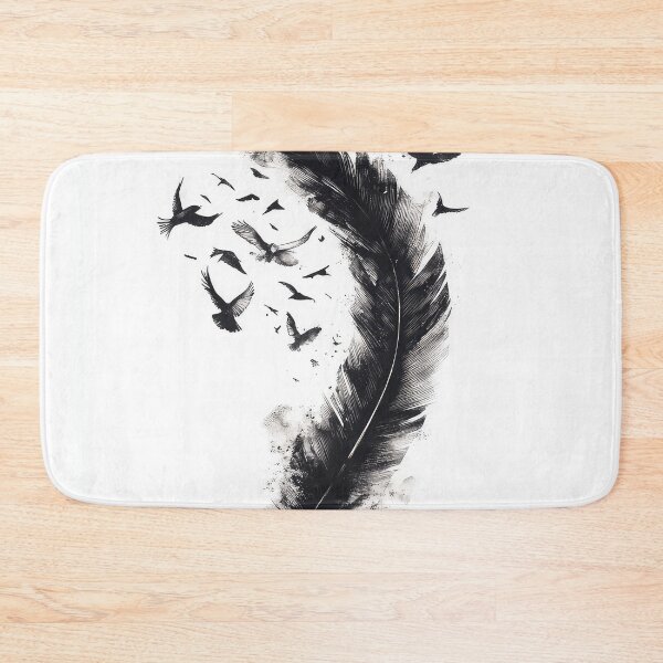 Item preview, Birds flying from feather designed and sold by thewandswant.