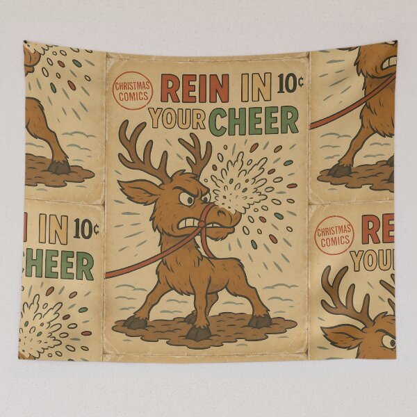 Item preview, Joyful Christmas Reindeer designed and sold by bapupa.