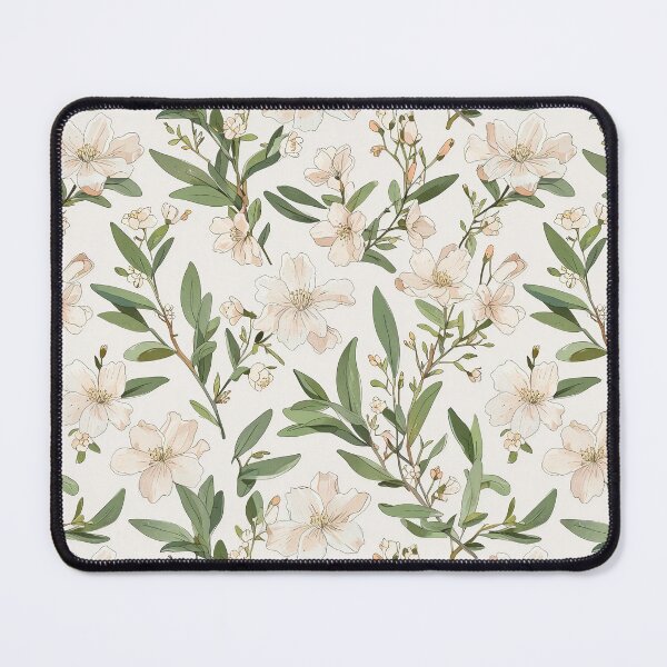 Item preview, Soft Pink Floral Pattern With Green Leaves designed and sold by CoolPixels.