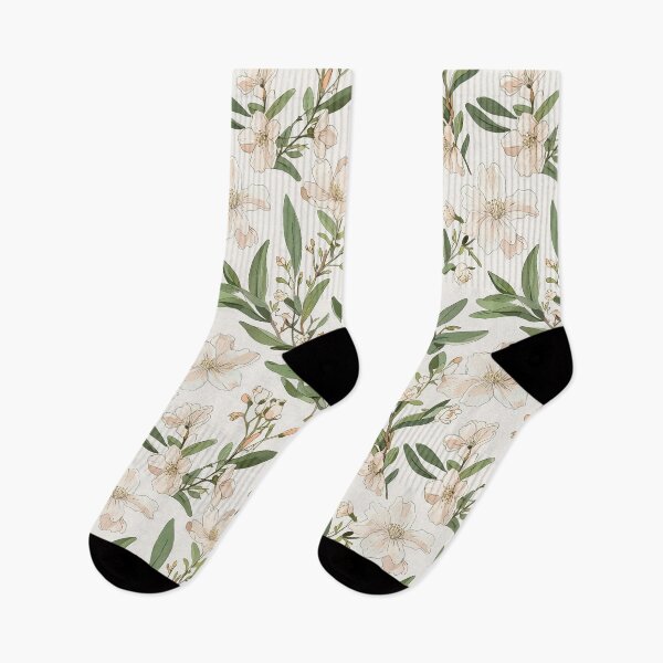Item preview, Soft Pink Floral Pattern With Green Leaves designed and sold by CoolPixels.