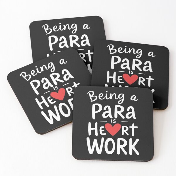 Item preview, Being a Para is Heart Work designed and sold by Sparkofart07.