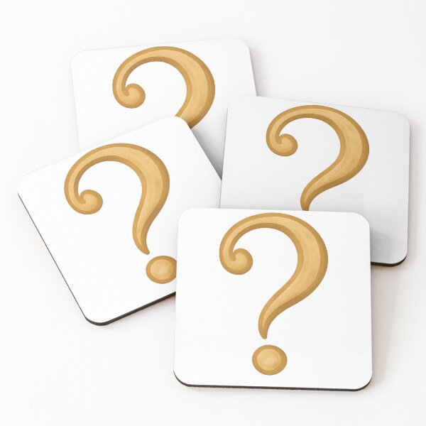 Item preview, Golden Question Mark – Elegant Calligraphy Symbol designed and sold by ZeMa-JA.