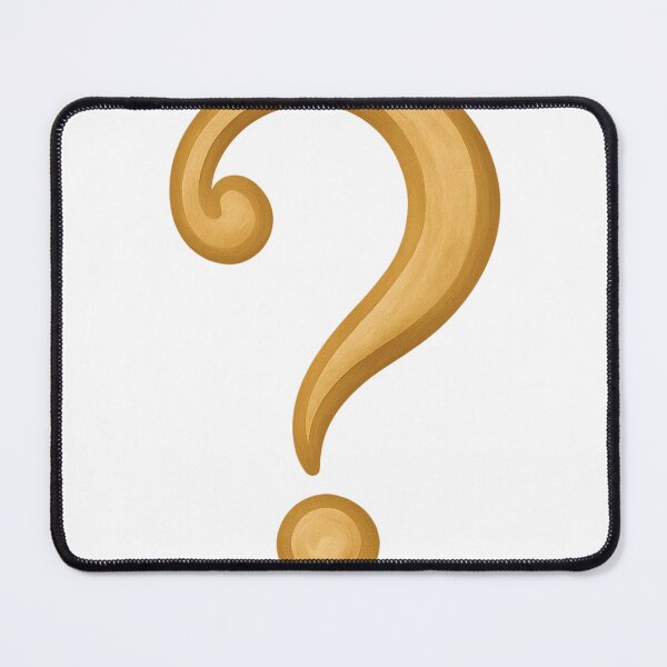 Item preview, Golden Question Mark – Elegant Calligraphy Symbol designed and sold by ZeMa-JA.