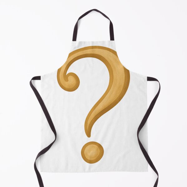 Item preview, Golden Question Mark – Elegant Calligraphy Symbol designed and sold by ZeMa-JA.