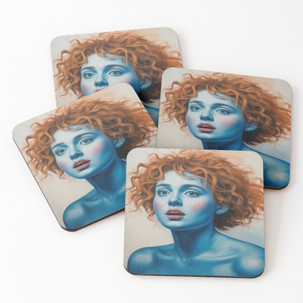 Item preview, Random Pop Art: The Blue Lady designed and sold by halibutgoatramb.