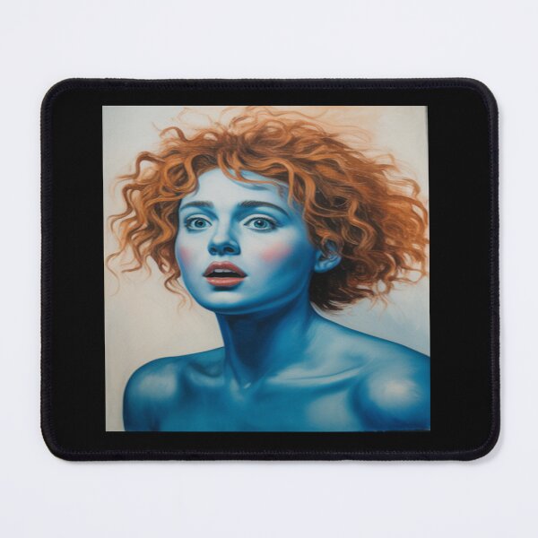 Item preview, Random Pop Art: The Blue Lady designed and sold by halibutgoatramb.