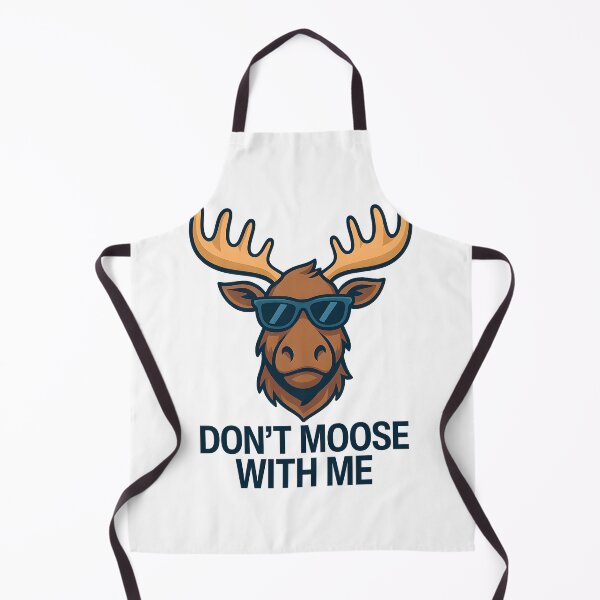 Item preview, Don’t Moose With Me – Funny Nordic Moose Cartoon with Sunglasses designed and sold by NordicSmile.