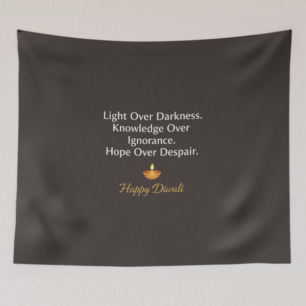 Item preview, Light Over Darkness Diwali Festival Art Print designed and sold by Kruti Collection.