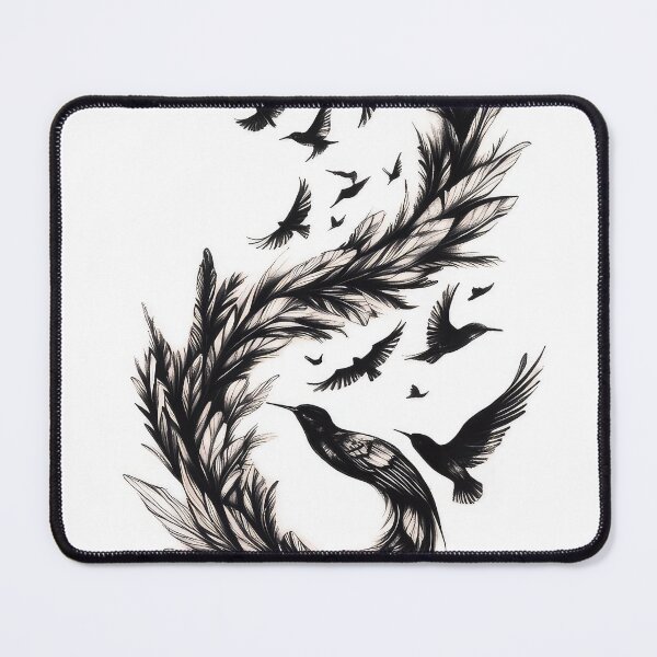 Item preview, Birds flying from feather designed and sold by thewandswant.