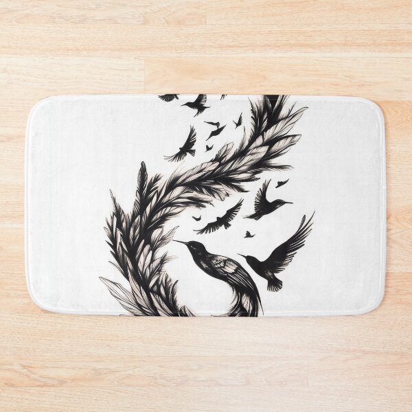 Item preview, Birds flying from feather designed and sold by thewandswant.