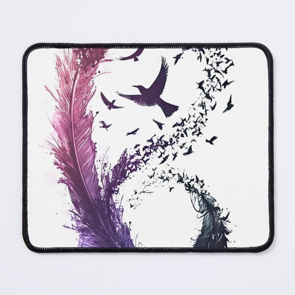 Item preview, Birds flying from feather designed and sold by thewandswant.