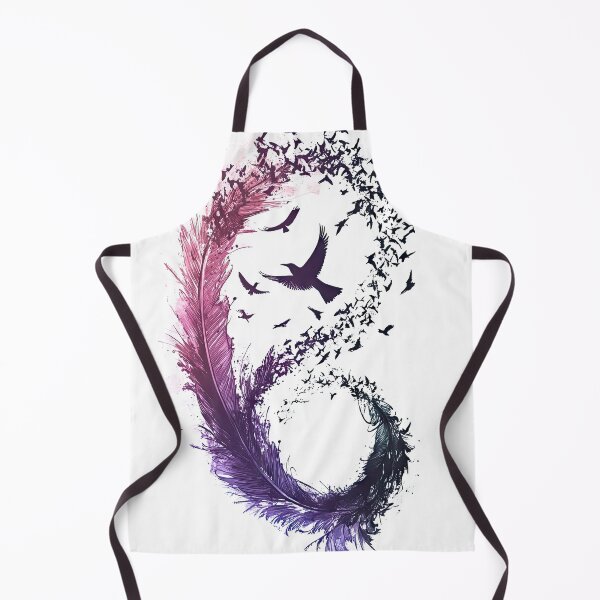 Item preview, Birds flying from feather designed and sold by thewandswant.