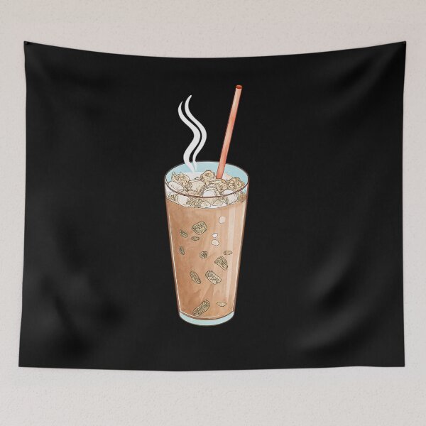 Item preview, Iced Chai Summer Vibes – Tropical Iced Tea Illustration designed and sold by VividOrganica.