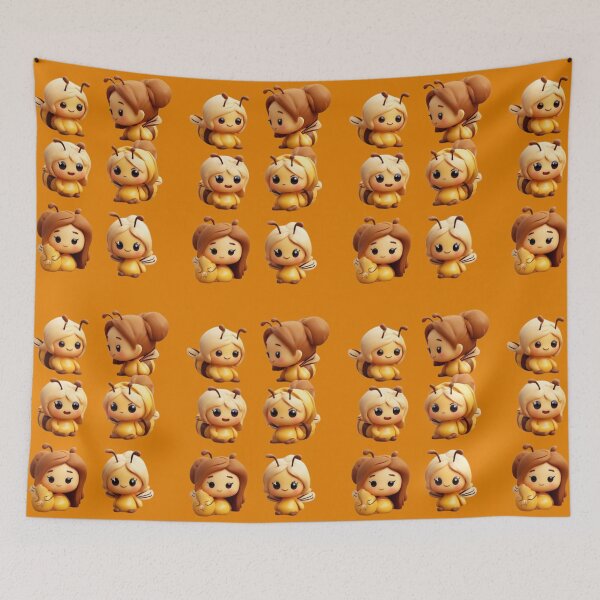 Item preview, Abeja de miel: diseño de abeja adorable e inspirado en la naturaleza designed and sold by Ditstyle.