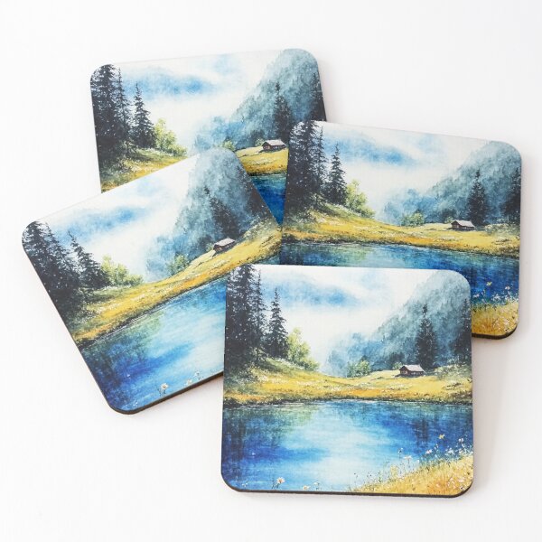 Item preview, Small lake - nature - countryside designed and sold by Dali RB.