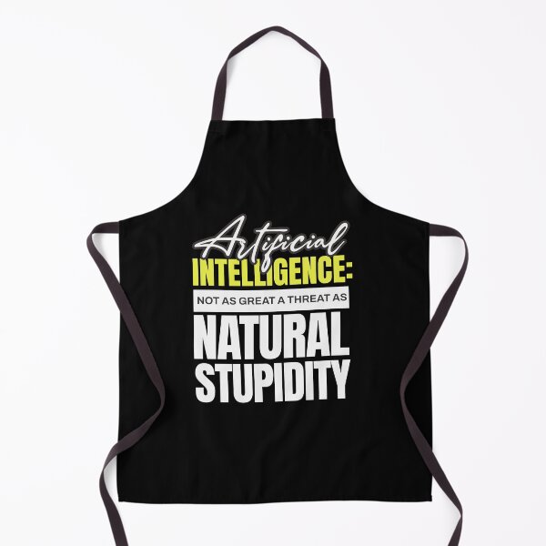 Item preview, Artificial Intelligence vs Natural Stupidity designed and sold by dudelinart.