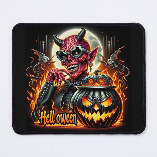 Item preview, Demonic Gentleman Halloween Fiery Cauldron designed and sold by Voodoo Store Paranormal Collections.