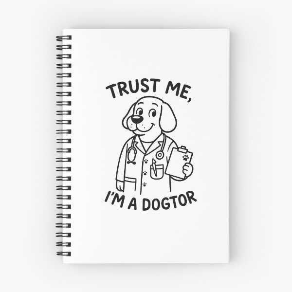 Item preview, Trust Me, I’m a Dogtor – Funny Cartoon Dog Doctor T-Shirt designed and sold by DailyDrivesct.