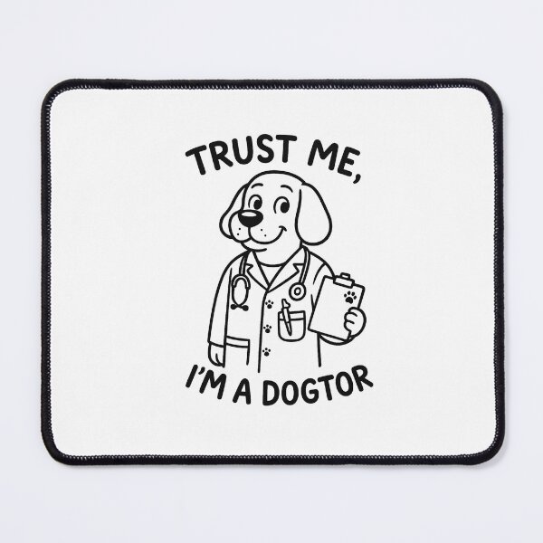 Item preview, Trust Me, I’m a Dogtor – Funny Cartoon Dog Doctor T-Shirt designed and sold by DailyDrivesct.